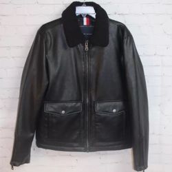 Tommy Hilfiger Leather Biker Jacket 