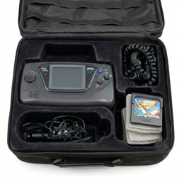 Vintage Sega Game Gear Bundle – 5 Games, Case, Chargers (Console for Repair/Modding)