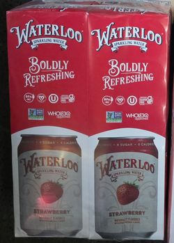 10 cases of Waterloo-- 24 packs