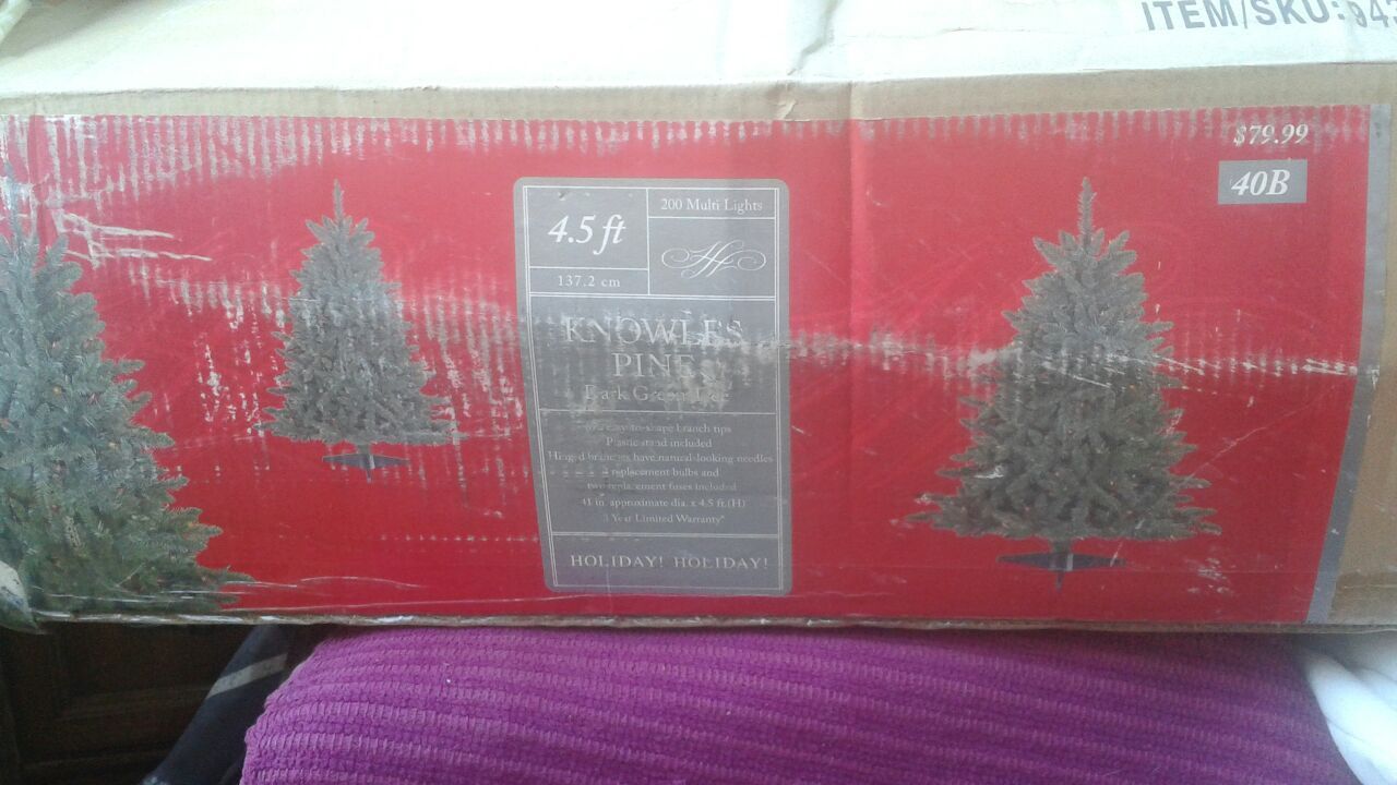 Knowles Pine artificial Christmas tree