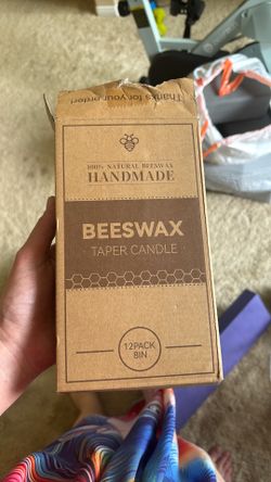 Beeswax taper candles