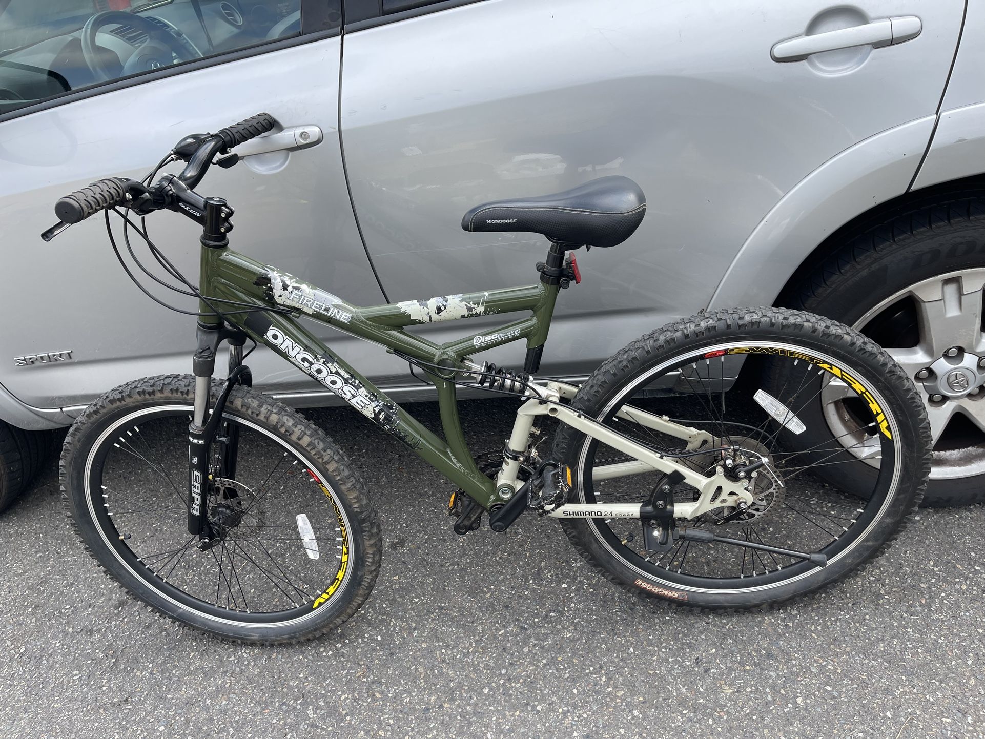 Mongoose Fire Line Suspension Bike  Tires 26”
