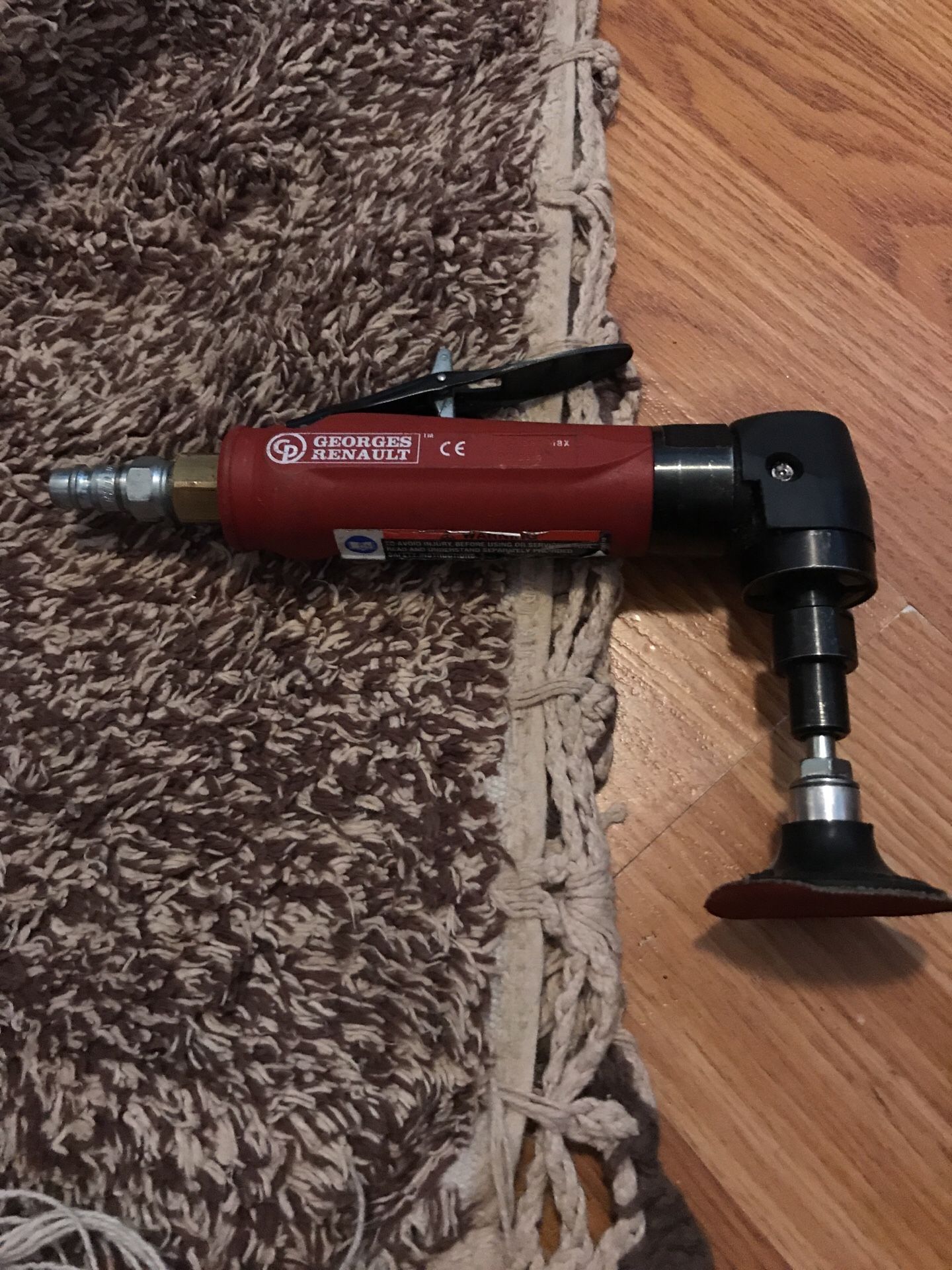 George’s Renault ka320-9 straight angle grinder