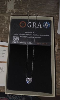 Diamond moissanite necklace