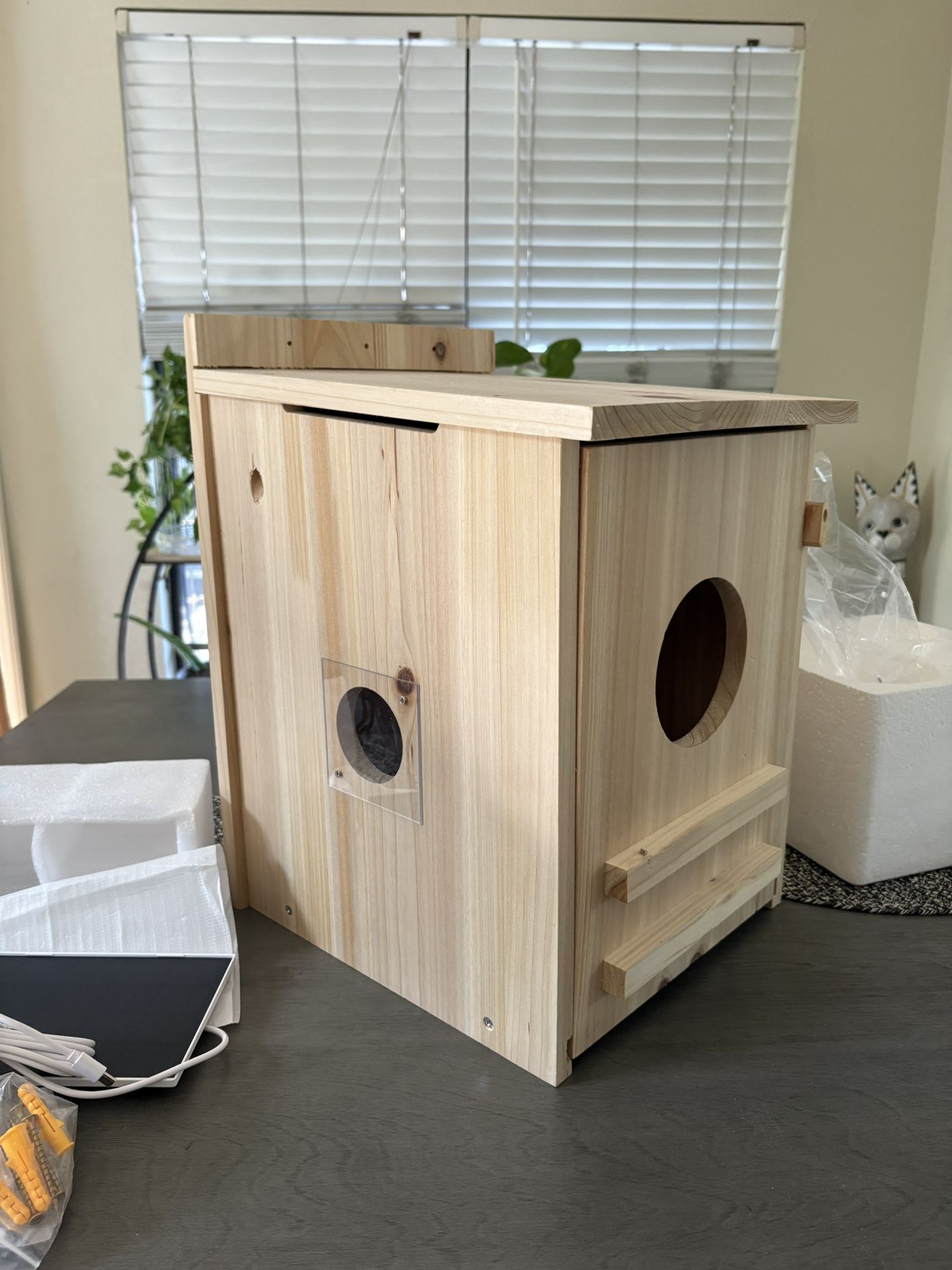 Solar Bird Nest With camera
