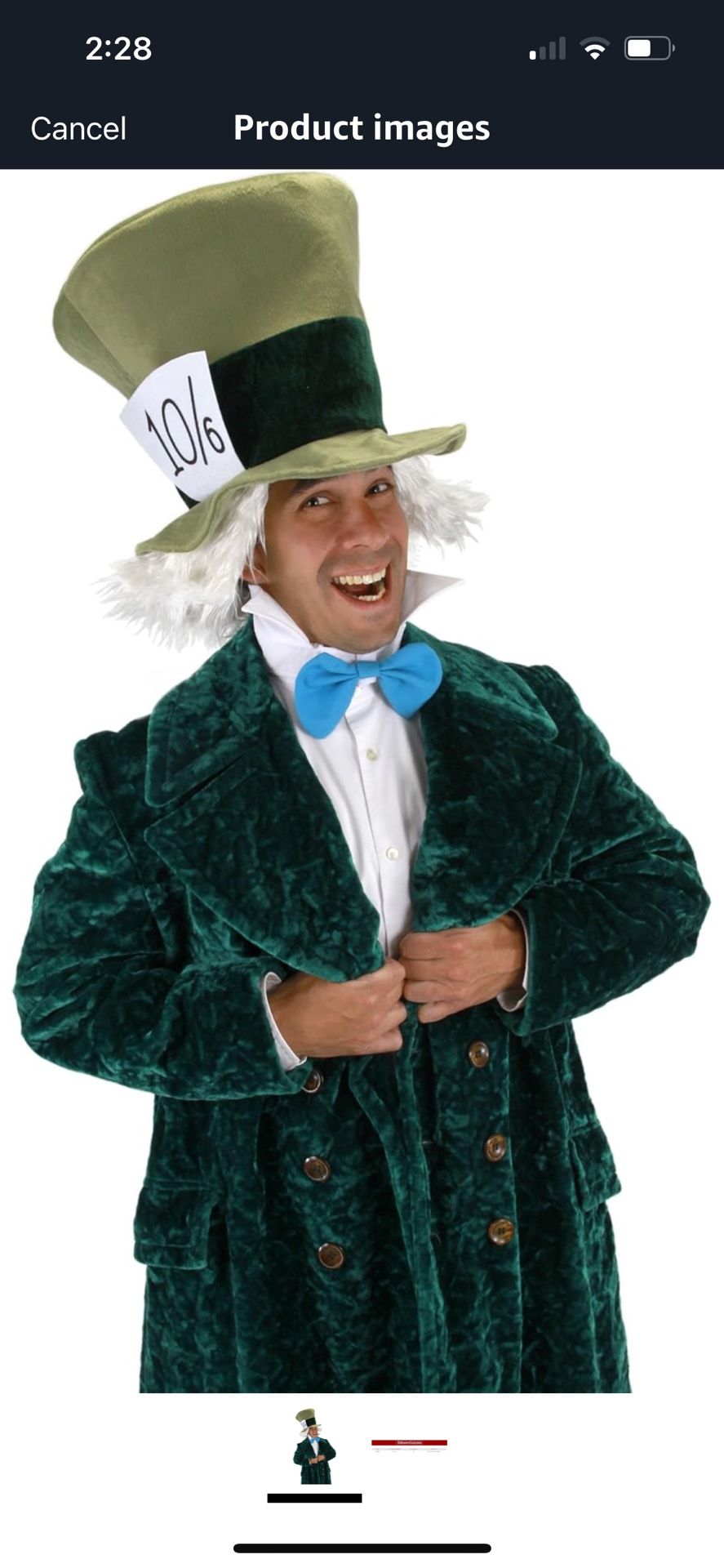 Mad Hatter Hat And Bow Tie