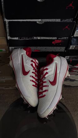 Nike Zoom HyperDiamond 3 Elite White Softball Shoes