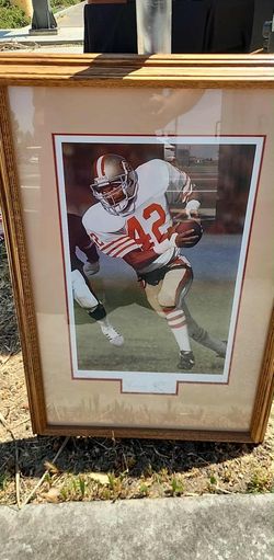 Joe Montana and Ronnie Hand drawings.