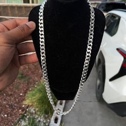 HEAVY Solid Silver Cuban Chain
