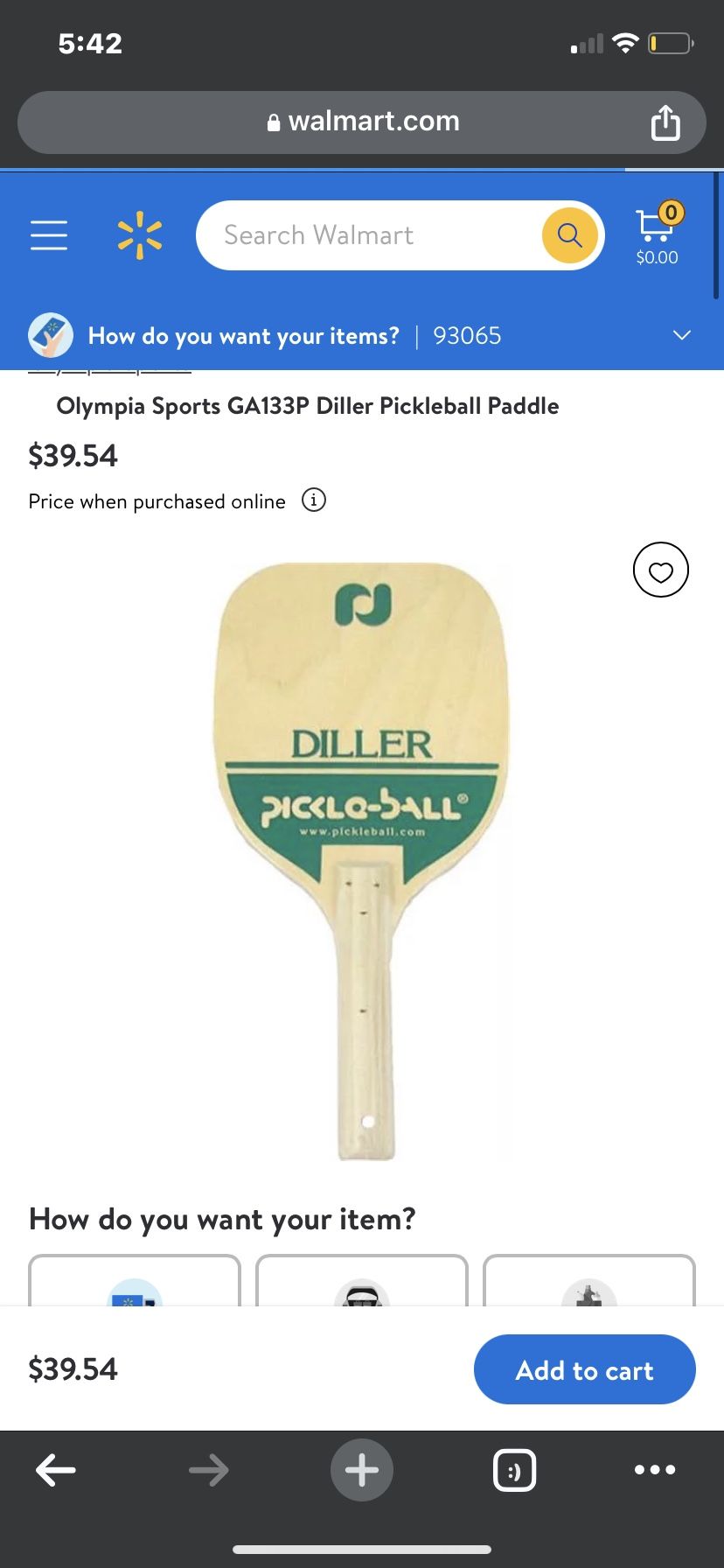 Diller Pickleball Paddle