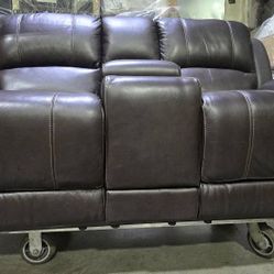 Leather Couch Loveseat