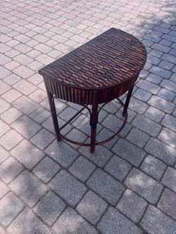 Bamboo Accent Table