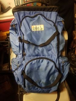 VINTAGE HIGH ADVENTURE HIKING EXTERNAL FRAME BACKPACK