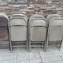 Metal chairs 