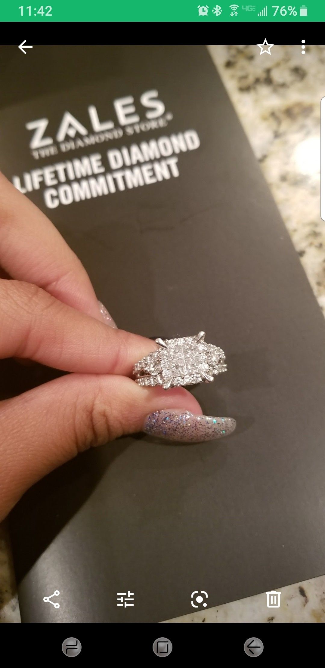 BRAND NEW 4CT WEDDING SET FOR SALE