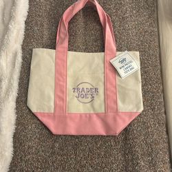 Traders Joe’s Pastel Pink Tote Bag