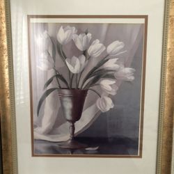 Framed Tulip Artwork