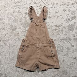 Old navy brown shortalls size XS