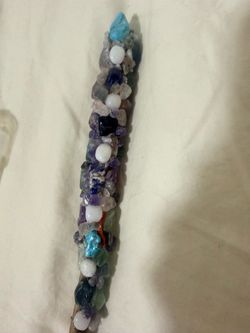 Precious Stones & Crystals Magic Wand