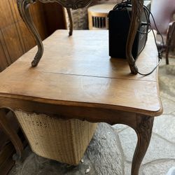 Antique Diner Table And Side Tables
