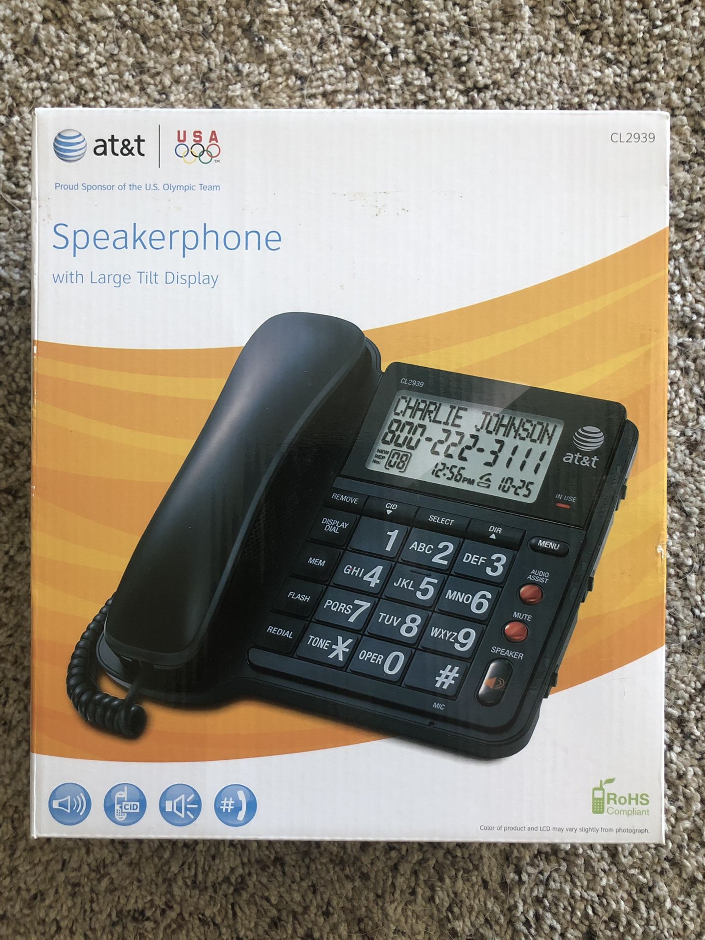 AT&T CL2939 Speakerphone