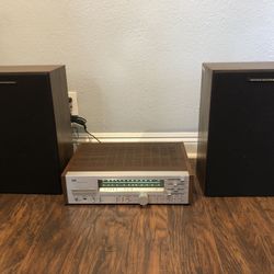 Vintage JVC R -S11 Stereo Receiver  MARANTZ SPEAKERS