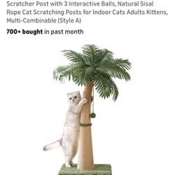 Furlogy New 40” Tall Cat Scratch Scratching Post