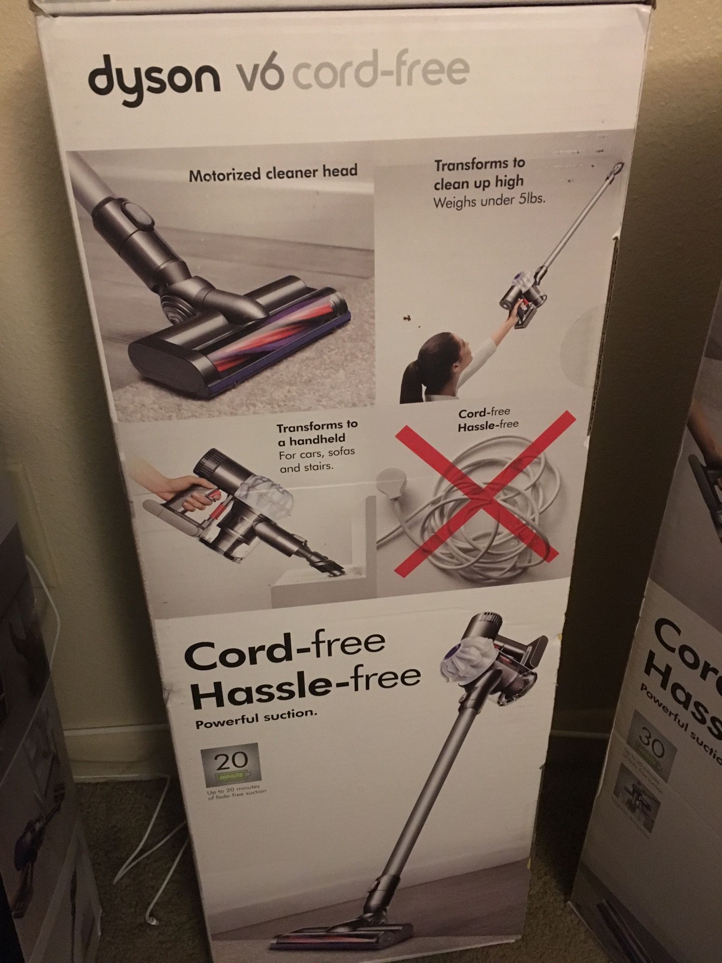 Dyson v6 cord free vacuum