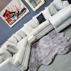 🙋‍♂️Cozy Sectional,  👉Furniture Queen Bed, Dining Table, Bunk Beds Avail 