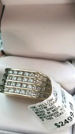10k 1 carat total weight diamond $1200
