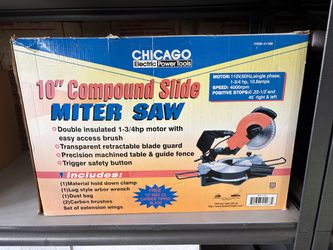 10” sliding miter saw