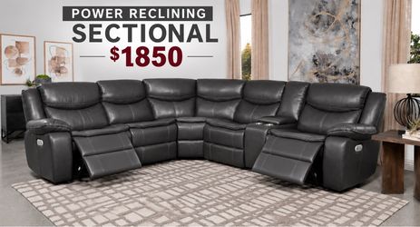BRAND NEW -Free Delivery. Power reclining Sectional, Sofa , Couch