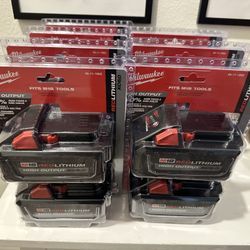 Milwaukee M18 18-Volt Lithium-Ion High Output Battery Pack Of 2x 6.0Ah