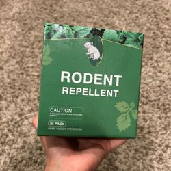 25 Pack Rodent Repellent