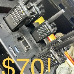 5 Walkie-talkie For $70 Working Well