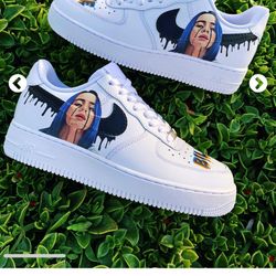 Billie Ellish Custom Nike Air Force I