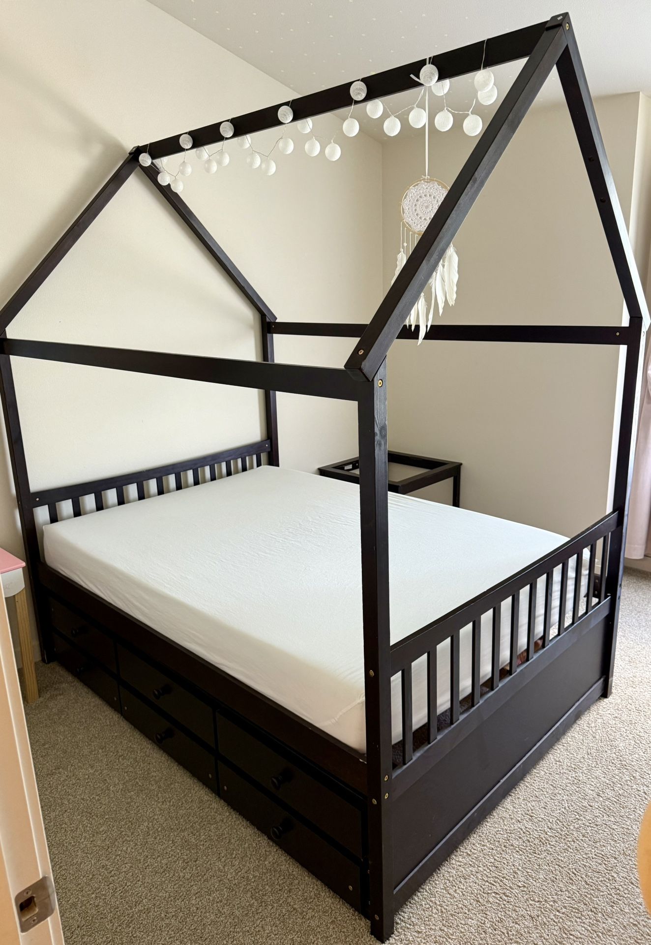 Full Size Bed Twin At The Bottom With 3 Drawers