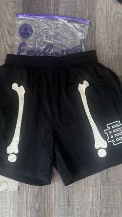 Black EE skeleton shorts