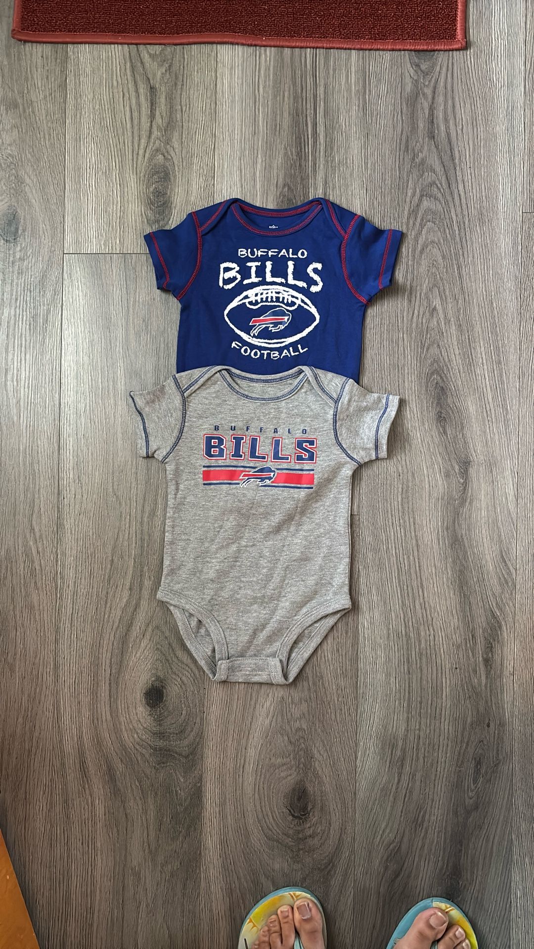 Buffalo Bills 2 Pack Onesie Boys 6-9m