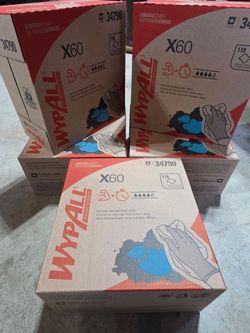 WypAll X60 Cleaning Cloths Highly Absorbent Hydroknit White 34790