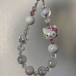 Handmade Phone Strap/ Purse Charm Hello Kitty