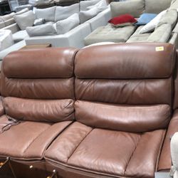 Leather Motorized, extrawide recliner