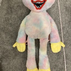 Poppy's Playtime Huggy Wuggy Plush Large Backpack 24" Pastel Color