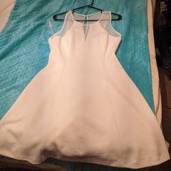 White Aline Cocktail Dress 