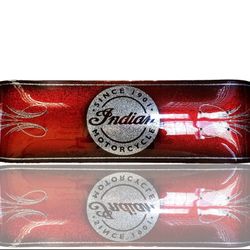 Indian Motorcycle Skateboard Skate Deck 1/1 COA Art Piece 