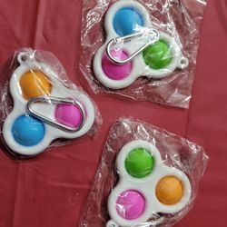 Dimple Push Pop Keychain Fidget Toy