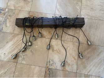 Rustic Log Chandelier