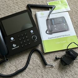 Desk Phone Touchscreen CaptionCall Life Is Calling 67TB Business Home office