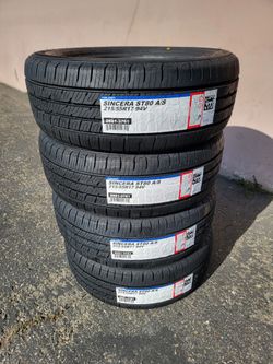 215 55 17 NEW TIRES CAMRY SOLARA AVALON ALTIMA ACCORD ACURA LEXUS KIA MALIBU IMPALA