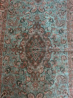 Turquoise Persian Termeh Table Runner 60•18 inches